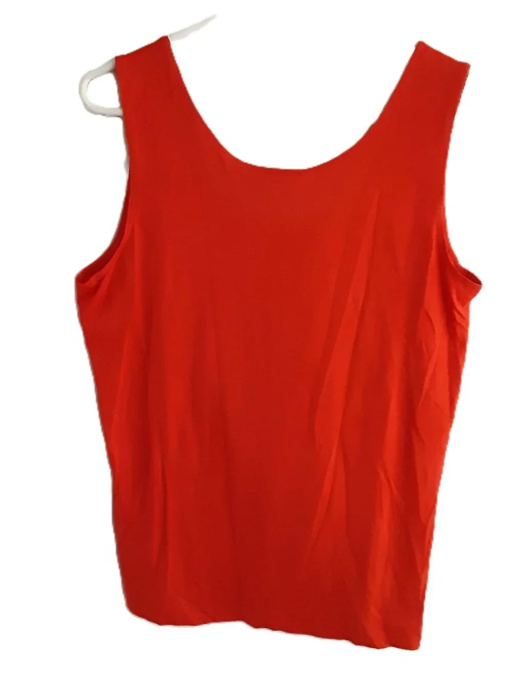Chico's Size 2 (LARGE) Tank Top Pullover Business Casual Nylon Blend Orange - Picture 6 of 6
